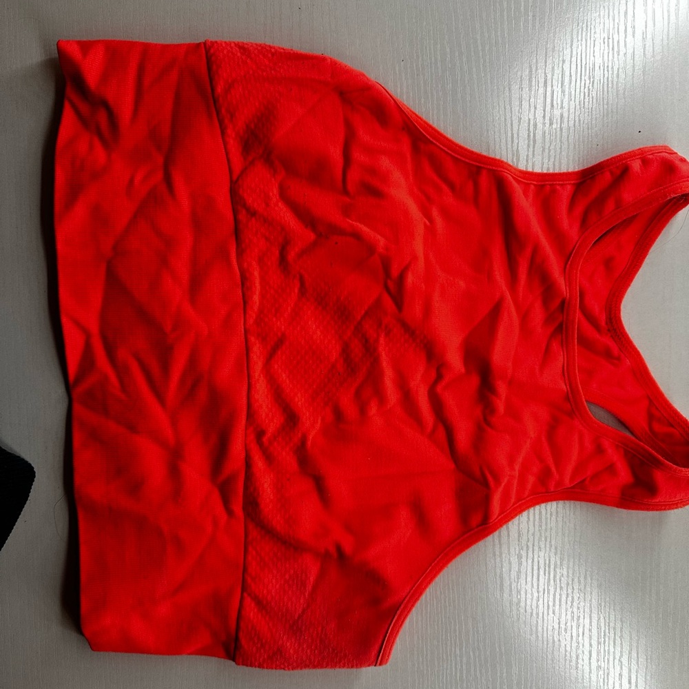 Free People Movement racerback crop top. Light coral color